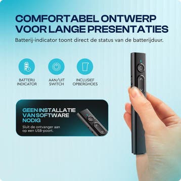 Draadloze Presenter - Presentatie klikker - Wireless, Ophalen of Verzenden, Zo goed als nieuw