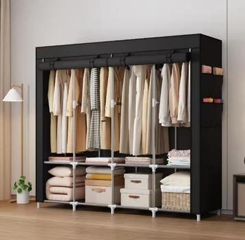 Draagbare Multi-Layer Kledingkast – Stofdicht, Verzenden, Nieuw