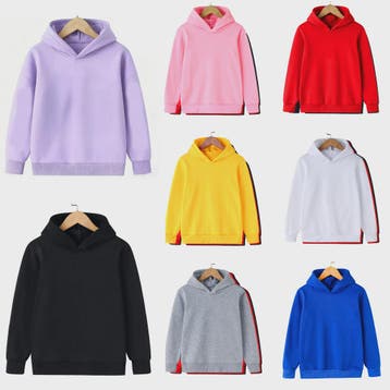 Casual Kinder Hoodie - Effen Kleur - Lente/Herfst Collectie, Kinderen en Baby's, Verzenden, Nieuw