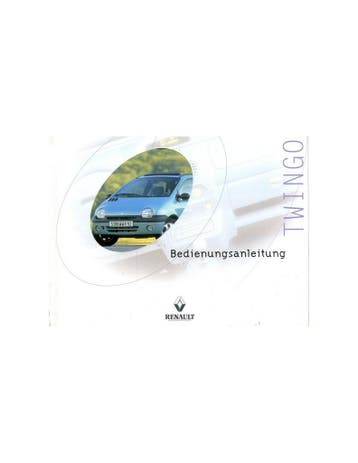 2000 RENAULT TWINGO INSTRUCTIEBOEKJE DUITS