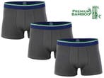 3 stuks Heren boxershorts  - Bamboe - Ondergoed - Antraciet, Verzenden