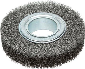 Ronde Borstel 200mm Staaldraad 50mm Montagegat, Verzenden, Nieuw