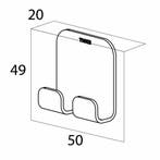 Haakje Dubbel Tiger Colar RVS Gepolijst, Ophalen of Verzenden, Nieuw