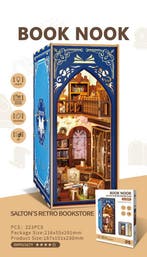 PlayfulMario BookNook Salton Bookstore met verlichting Mo..., Verzenden, Nieuw