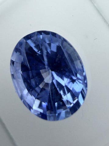 Blauw Saffier - 1.33 ct - Antwerp Laboratory for Gemstone, Sieraden, Tassen en Uiterlijk, Edelstenen, Nieuw