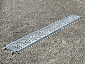 Vloerdeel 0,32 x 2,50 meter met buisoplegging Scafom, Ophalen of Verzenden, Nieuw