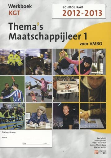 Themas maatschappijleer voor VMBO kgt nivea 9789086740819, Boeken, Zo goed als nieuw