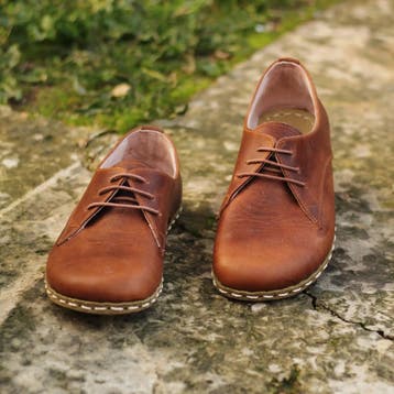 Barefoot oxford sneakers met aardende zool, Kleding | Heren, Schoenen, Bruin, Nieuw, Ophalen of Verzenden, Sneakers of Gympen