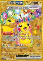 Pokémon TCG - Pikachu ex - Surging Sparks - 247/191, Verzenden, Zo goed als nieuw