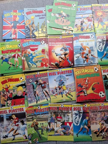 Roel Dijkstra strips - Voetbal stripboeken te koop, Complete serie of reeks, Verzenden, Gelezen