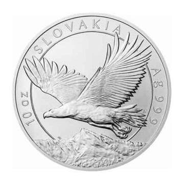 Niue. 25 Dollars 2023 10 oz $25 NZD Niue Silver Slovak Eagle