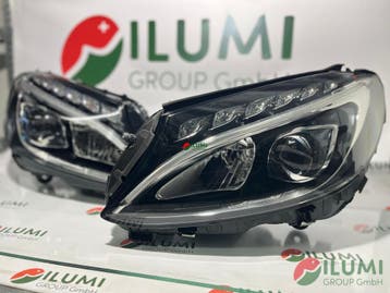 MERCEDES C W205 VOLL LED KOPLAMP R L A2059063703 A2059067403, Verzenden, Gebruikt, Mercedes-Benz