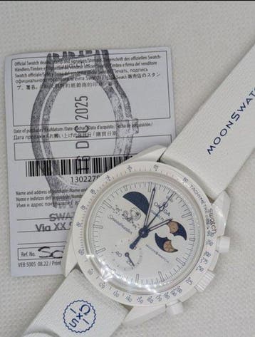 Omega x Swatch - Mission to Earthphase (Moonshine Gold) -, Nieuw