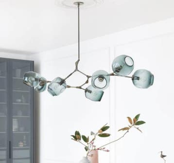 Blue Retro Bean Hanglamp By Suitta, Ophalen of Verzenden, Zo goed als nieuw