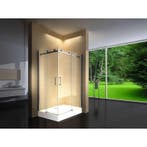 Douchecabine 120X80 Vierkant Vivo HB- Helder Glas - Links, Doe-het-zelf en Verbouw, Sanitair, Ophalen of Verzenden, Nieuw