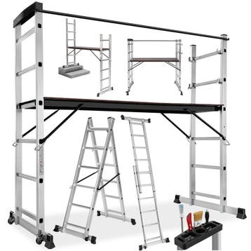 Aluminium multifunctionele ladder Ladderrek, Verzenden, Nieuw