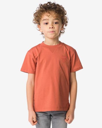 HEMA Kinder T-shirt lichtbruin van €10.99 voor €7.69 sale, Kinderen en Baby's, Verzenden, Nieuw