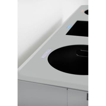 Functionals Dunk 4 afvalscheidingssysteem - grijs, Huis en Inrichting, Verzenden, Nieuw