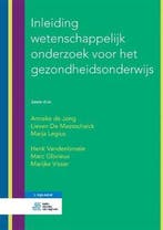 Boek Inleiding wetenschappelijk onderzoek voor het gezondhei, Boeken, Verzenden, Zo goed als nieuw