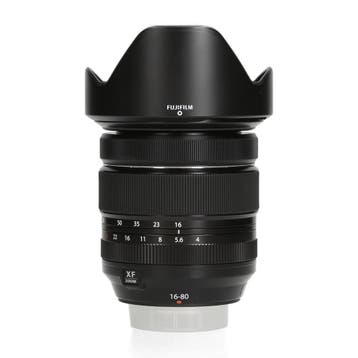 Fujifilm XF 16-80mm f/4 R OIS WR - Zoomlens, Audio, Tv en Foto, Fotografie | Lenzen en Objectieven, Ophalen of Verzenden, Zo goed als nieuw