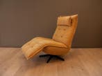 Chill Line relaxstoel Luc, Cognac showroommodel 25% KORTING!, Huis en Inrichting, Fauteuils, Minder dan 75 cm, Chill Line relaxstoel Luc