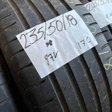 2 x Goodyear 235-50-18 Zomerbanden 5,5mm, 18 inch, Gebruikt, Ophalen of Verzenden, 235 mm