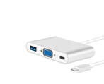 DrPhone 3 in 1 Type C Hub Converter 4K (1x Type-C, 1x VGA ,, Verzenden, Nieuw