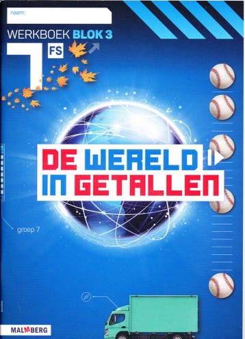 De wereld in Getallen versie 5 Werkboek Blok 3 groep 7 FS (p, Boeken, Verzenden, Nieuw