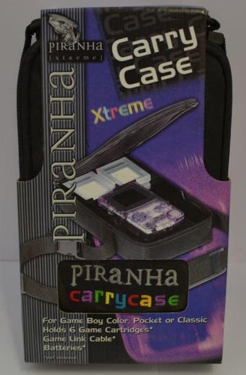 GameBoy Classic / Pocket / Color Carry Case - Piranha NEW, Spelcomputers en Games, Verzenden, Zo goed als nieuw