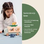 Trixie Houten Speelgoed - Dieren truck - Speelgoedauto -, Kinderen en Baby's, Speelgoed | Educatief en Creatief, Ophalen of Verzenden
