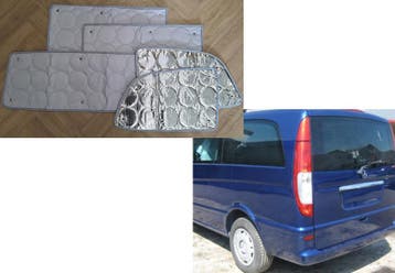 Mercedes VITO of Viano raamisolatie woondeel 5 delige set, Ophalen of Verzenden, Nieuw