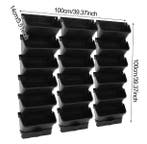 Zelfwaterende verticale wandplantenbak timer regensensor hui, Tuin en Terras, Verzenden, Nieuw