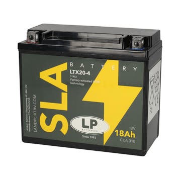 Landport (LP) SLA LTX20-4 motor accu 12 volt 18 ah (51802 -, Ophalen of Verzenden, Nieuw
