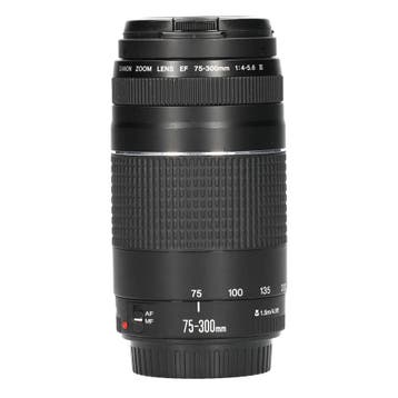 Canon EF 75-300mm f/4-5.6 III met garantie, Gebruikt, Canon, Canon EF, Telelens