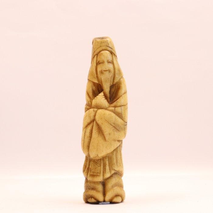 Netsuke Jurjin - Hertshoorn - Japan - 19e eeuw, Antiek en Kunst, Antiek | Overige Antiek