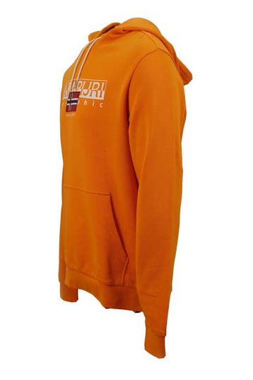 Napapijri Hoodie in maat L Oranje, Verzenden, Zo goed als nieuw, Overige kleuren, Napapijri
