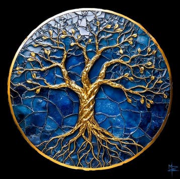 PLM-Art - Gold tree