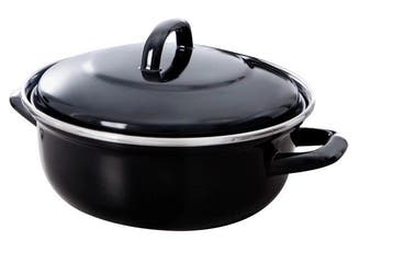 BK Fortalit Emaille braadpan 26cm — zo goed als nieuw, Nieuw