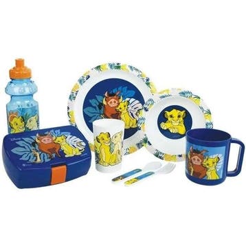 Disney The Lion King Serviesset - FUN HOUSE - 006360 - Gl..., Verzenden, Nieuw