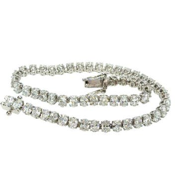 Armband - 14 karaat Witgoud - 5.38ct. tw. Diamant, Nieuw