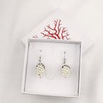 Parel - Zilver - Oorbellen - Parelachtige druiventrossen