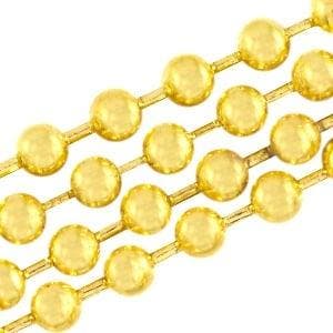 50 cm goudkleur Ball Chain ketting dikte 1,5mm (Nikkelvrij), Ophalen of Verzenden, Nieuw, Overige typen