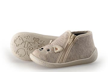 Milo &amp; Mila Pantoffels Meisjes in maat 23 Grijs, Kinderen en Baby's, Kinderkleding | Schoenen en Sokken, Verzenden, Jongen of Meisje