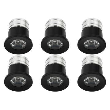 LED Veranda Spot Verlichting 6 Pack - Velvalux - 3W -, Ophalen of Verzenden, Nieuw, Overige fittingen, Plafondspot of Wandspot