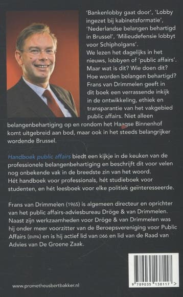 Handboek public affairs 9789035138117 Frans van Drimmelen, Verzenden, Gelezen, Frans van Drimmelen