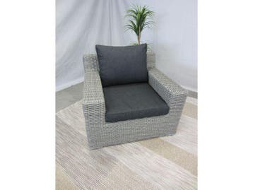 Te Velde tuinmeubelen Colorado lounge stoel, Nieuw, Wicker, Stoel, Loungeset