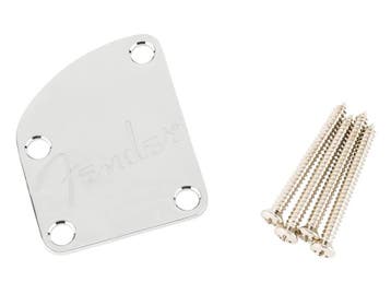 Fender Deluxe en Elite Neckpate F-logo Chrome, Verzenden, Nieuw
