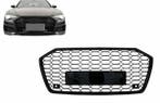 Grill Audi A6 S-Line C8 RS6 Look Glans Zwart, Ophalen of Verzenden, Nieuw