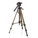 Tripod / Driepoot Foto camera statief Pan/Tilt Max 161 cm, Nieuw, 150 tot 175 cm, Met balhoofd, Ophalen of Verzenden