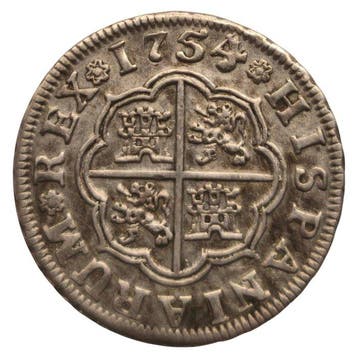 Spanje. 1 Real Fernando VI 1754 Sevilla